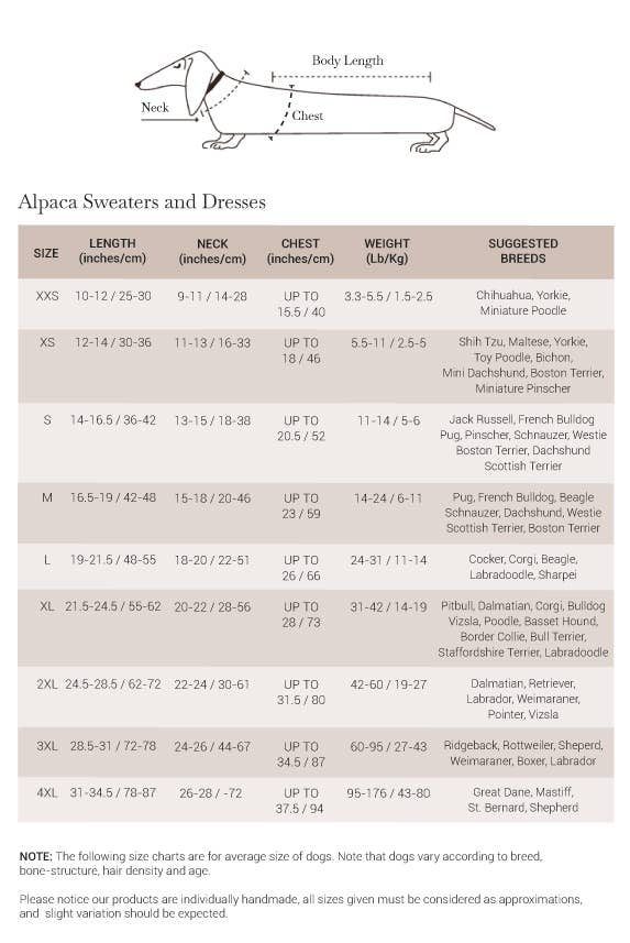 Weinroter Aran-Alpaka-Hundepullover