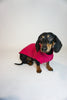 Pink Fleece Pullover for Dachshunds