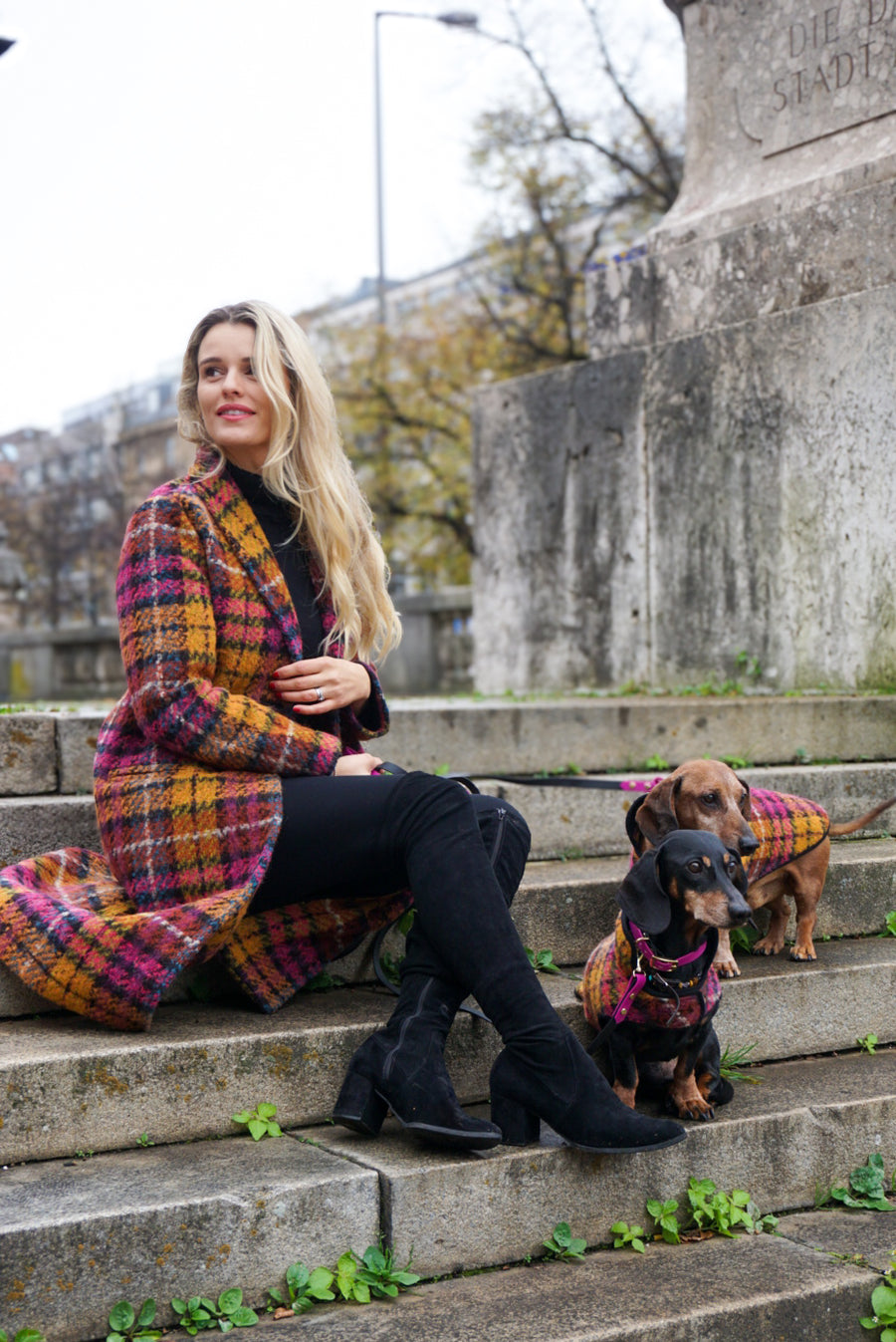 Manteau en laine pour femme Braque