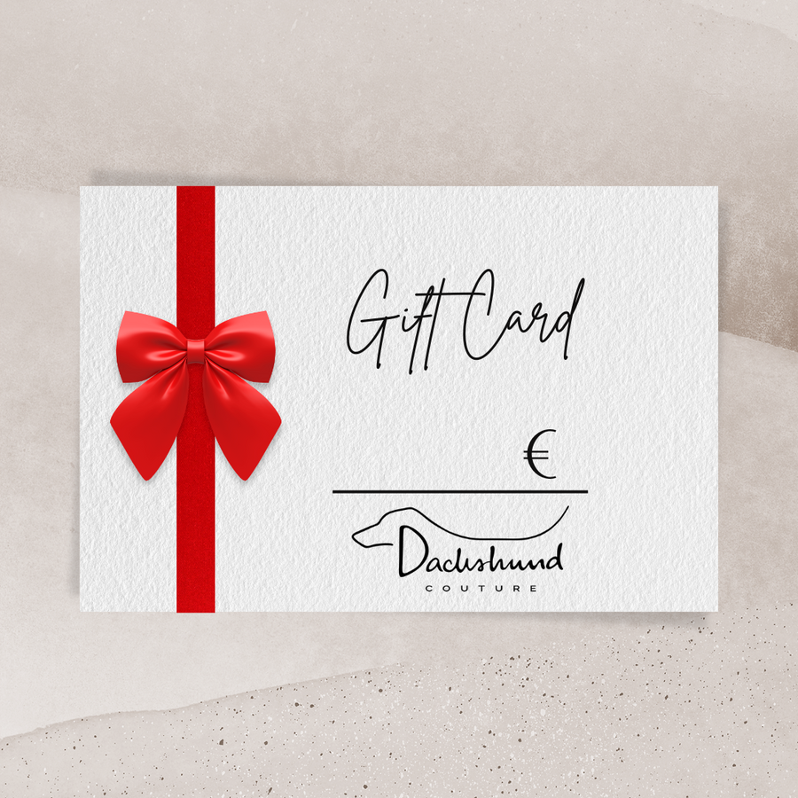 Gift card Dachshund Couture