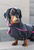Black Parka with Pink Fleece Lining